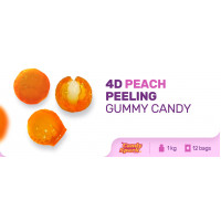 Желейные конфеты JELLY 4D Персик