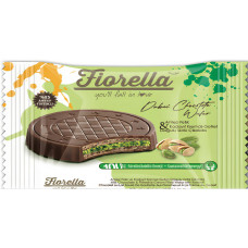 Шоколадні пластівці FIORELLA CRUNCH DUBAI із молочного шоколаду з фісташками та кадаїфом, 20 г x 24 x 6 шт.